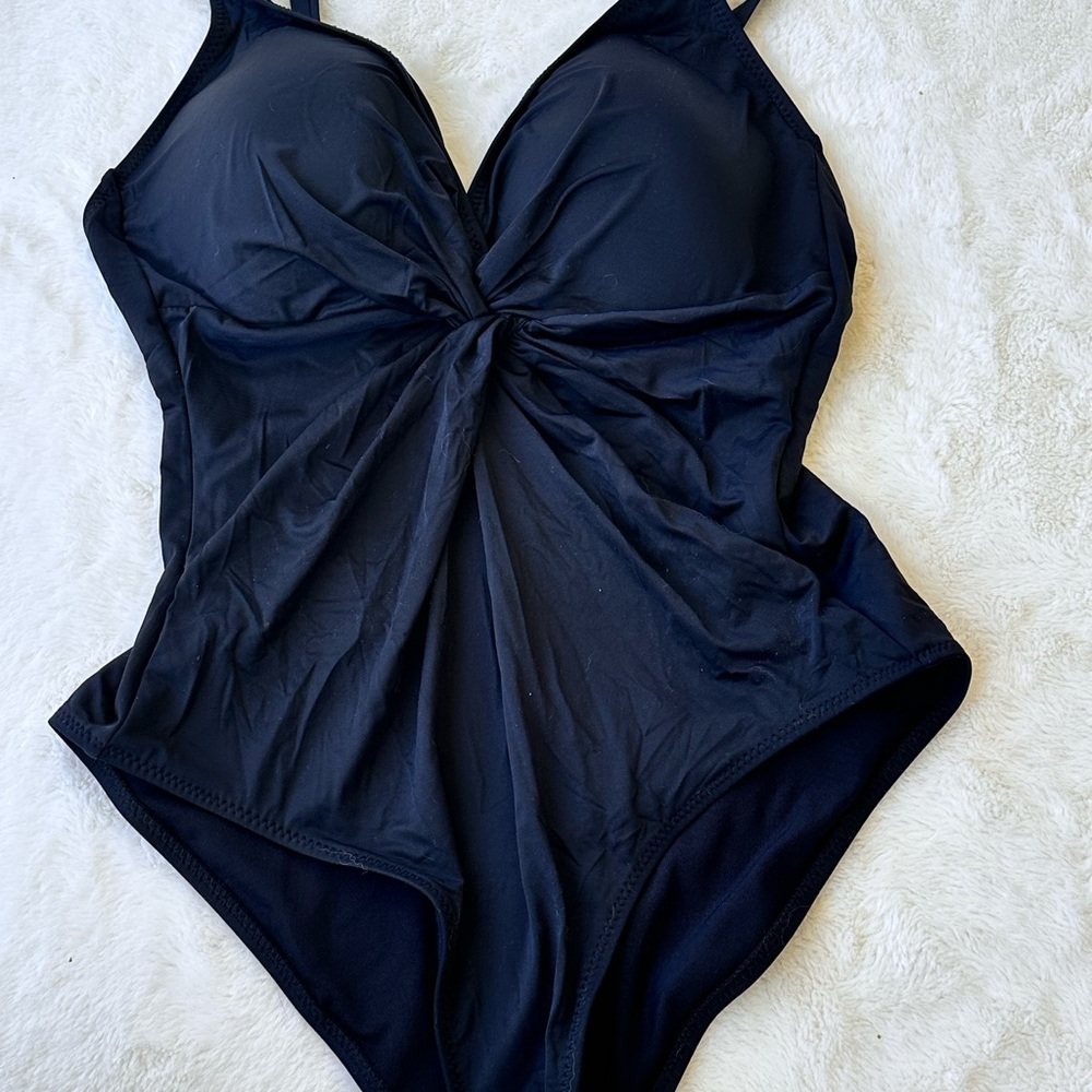Elegant Black Swimsuit - women’s size 12 - brand new with tags!